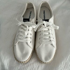 Tretorn Sneaker with espadrille styling